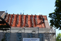 Nowy Rynek 27 -  tak kamienica wyglądała w trakcie remontu