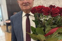 Urodzinowa niespodzianka miała miejsce podczas sesji Rady Miejskiej Leszna, 3 września 2026 r.