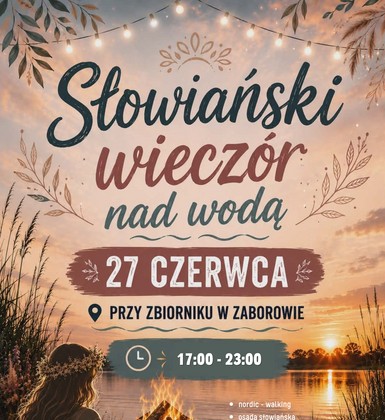 Słowiański wieczór nad wodą