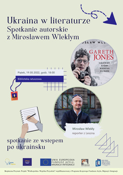 Ukraina w literaturze spotkanie z Mirosławem Wlekłym