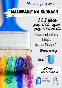 Warsztaty malowania na kubkach