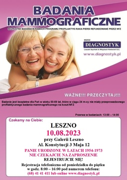 Profilaktyczne badania mammograficzne