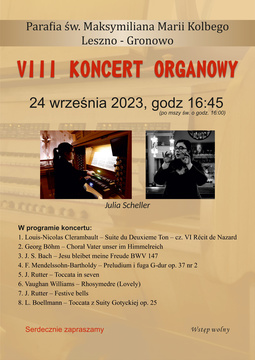 VIII Koncert Organowy