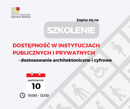 Szkolenie - dostępność w instytucjach publicznych i prywatnych