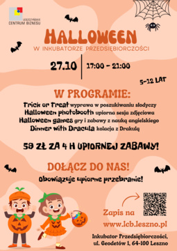 Halloween w Inkubatorze Przedsiębiorczości