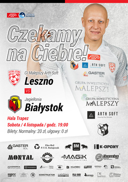  GI Malepszy Arth Soft Leszno - Jagiellonia Bialystok