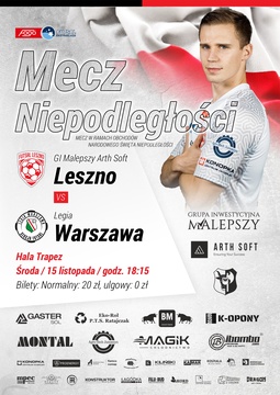Futsal, GI Malepszy Arth Soft Leszno - Legia Warszawa