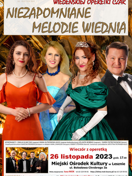 Niezapomniane melodie Wiednia || Wiedeńskiej operetki czar || KONCERT