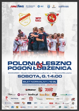 Klub Piłkarski Polonia 1912 Leszno - Pogoń Łobżenica