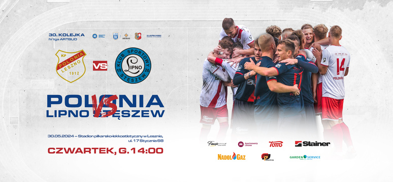 Artbud IV liga: Klub Piłkarski Polonia 1912 Leszno - Lipno Stęszew