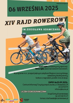 XIV Rajd Rowerowy im. Zdzisława Adamczaka