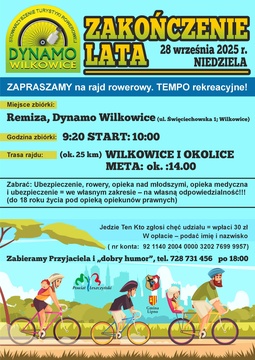 Z DYNAMEM WILKOWICE ZWIEDZAMY OKOLICĘ - ZAKOŃCZENIE LATA