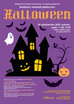 Halloween - rodzinny warsztat plastyczny w MBWA Leszno