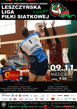 4 kolejka Leszczyńskiej Ligi Piłki Siatkowej o Puchar Prezydenta Miasta Leszna