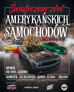 Świąteczny zlot amerykańskich samochodów