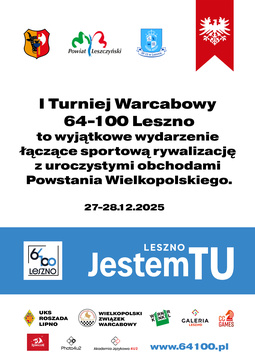 I Turniej Warcabowy  64-100 Leszno