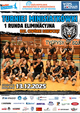 Minisiatkówka: 1 runda eliminacyjna o Mistrzostwo Wielkopolski w kat. czwórek dziewcząt