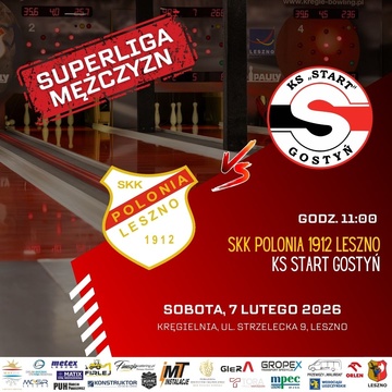 Kręgle, Superliga Mężczyzn / SKK Polonia 1912 Leszno vs. KS Start Gostyń