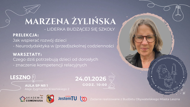 KOMENIADA 2026 Leszno - Spotkanie z Marzeną Żylińską