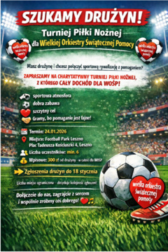 Turniej Piłki Nożnej dla WOŚP