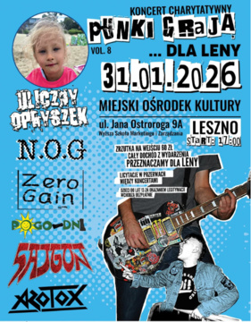 Koncert Charytatywny ,,Punki Grają dla Leny