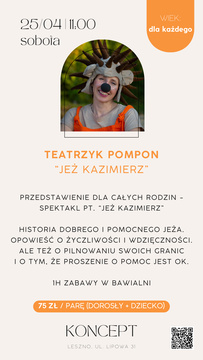 TEATRZYK POMPON - przedstawienie dla dzieci i dorosłych 