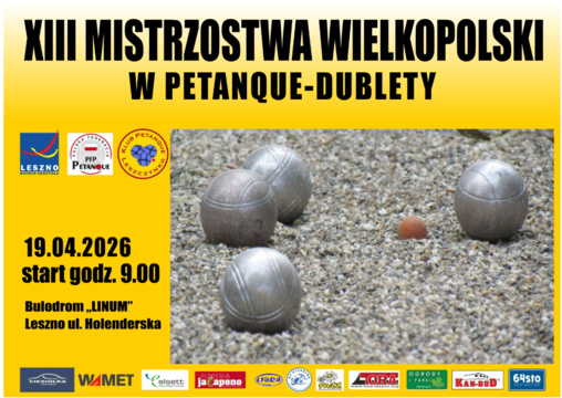XIII Mistrzostwa Wielkopolski w petanque