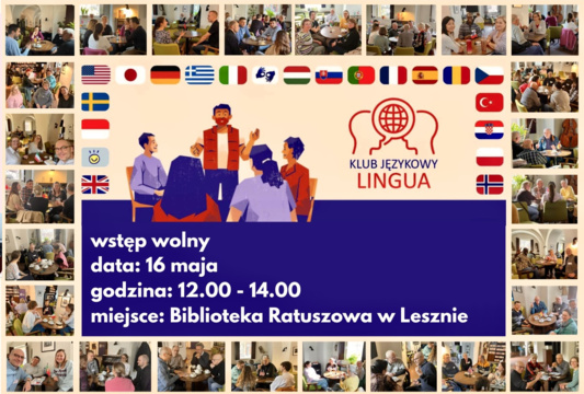 Klub Językowy LINGUA - dla wszystkich, którzy chcą za darmo poćwiczyć języki