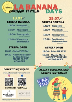 LA BANANA DAYS - Rodzinny Festiwal Muzyczny
