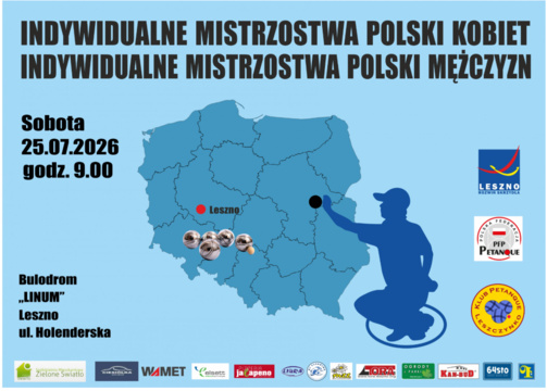 Inwidualne Mistrzostwa Polski Kobiet i Mężczyzn w petanque