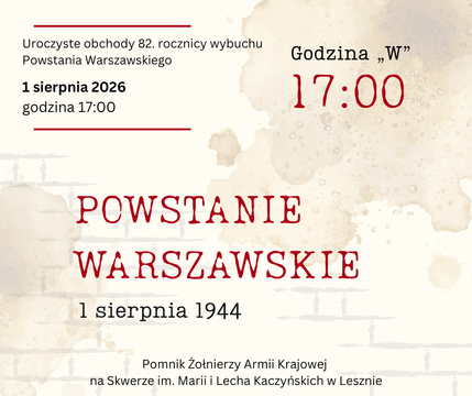 Uroczyste obchody 82. rocznicy wybuchu Powstania Warszawskiego