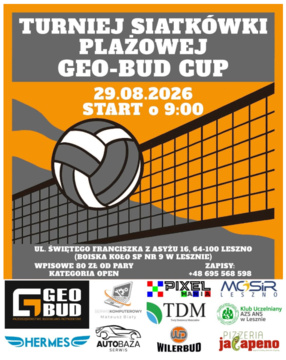 Turniej siatkówki plażowej Geo-Bud CUP