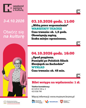 Weekend seniora z kulturą - Muzeum Okręgowe w Leszno 