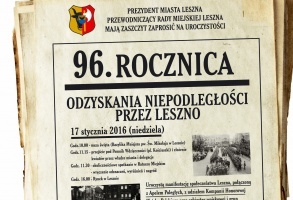96. rocznica Odzyskania Niepodległości przez Leszno