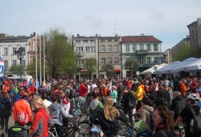 Tysiące rowerzystów na Majówce