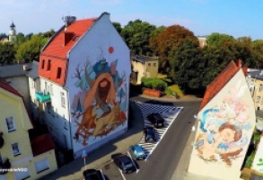 Leszczyńskie murale z lotu ptaka (film) 