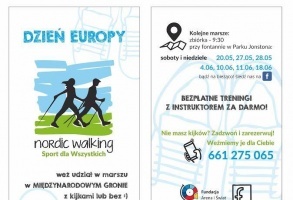 Marsz z kijkami na Dzień Europy