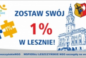 1% dla leszczyńskich NGO w 2018 roku