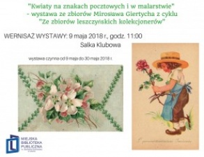 Kwiaty na znakach pocztowych i w malarstwie