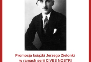 Promocja książki red. Jerzego Zielonki o Jerzym Gronowskim