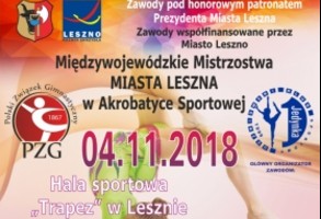 Międzywojewódzkie Mistrzostwa Miasta Leszna w Akrobatyce Sportowej