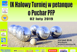 IX Halowy Turniej o Puchar PFP w petaanque.