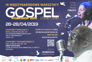 IX Międzynarodowe Warsztaty Gospel Leszno/Lipno Workshop 2019