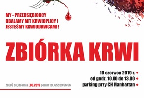 Zbiórka Krwi  w ramach akcji Przedsiębiorczość we Krwi 