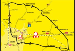 Zamknięty przejazd kolejowy na trasie Leszno-Kąkolewo