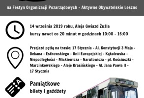 Zabytkowym autobusem na Aktywne Obywatelskie Leszno!