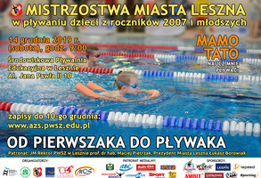 Mistrzostwa Miasta Leszna w pływaniu dzieci z roczników 2007 i młodszych