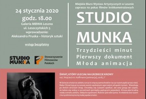 Studio Munka Trzydzieści minut, Pierwszy dokument, Młoda animacja