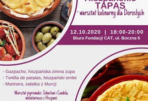 Hiszpańskie TAPAS- warsztat kulinarny dla Dorosłych