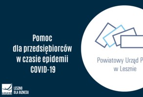 Pomoc dla przedsiębiorców realizowana przez PUP w Lesznie